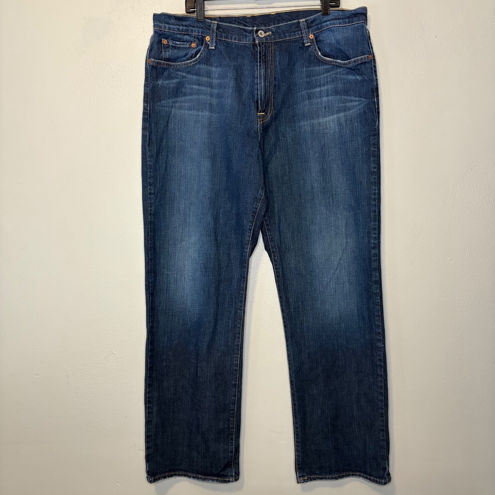 Lucky Brand 181 Bootleg Jeans Mens 38 Regular Dark Wash Stretch Bootcut Western